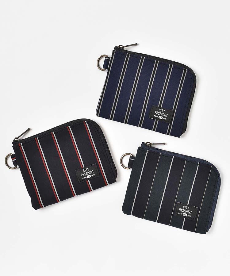 ブルーブルーエ公式サイト　クラッシーストライプシティパス&コインケース