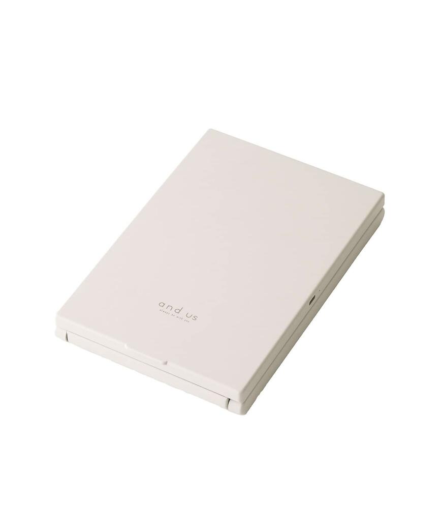 3COINS 立ち上がるLEDミラー/and us 画像