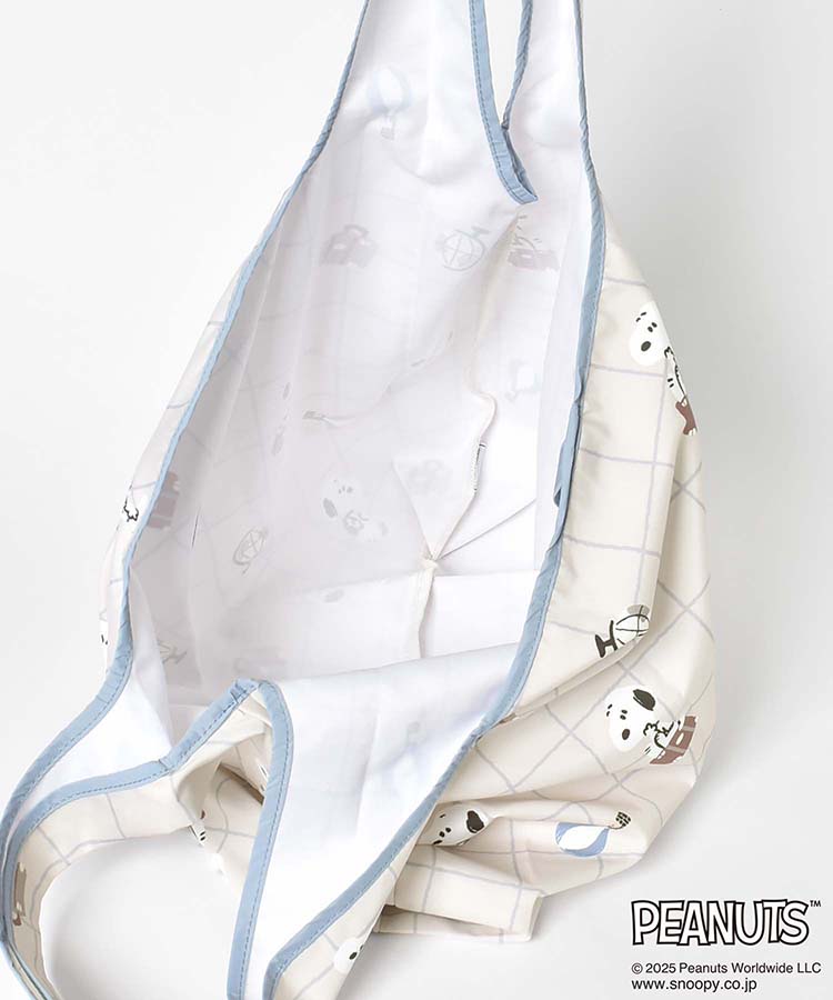 ブルーブルーエ公式 スヌーピーjourneyエコバッグL