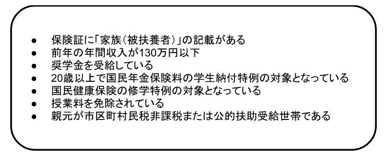 【一人暮らしの学生】NHK受信料免除の要件