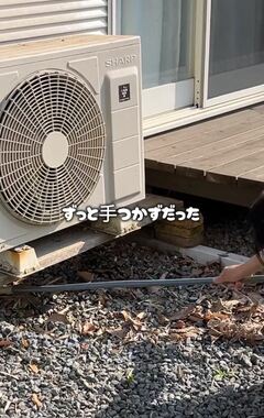 「完全にプロの仕事」築35年中古戸建の庭〈ほったらかし砂利スペース〉→〈おしゃれシャワースペース〉に大変身！