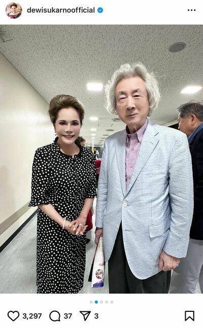 デヴィ夫人のInstagram投稿