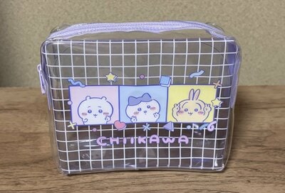 キャンドゥ、マチ付きビニールポーチ