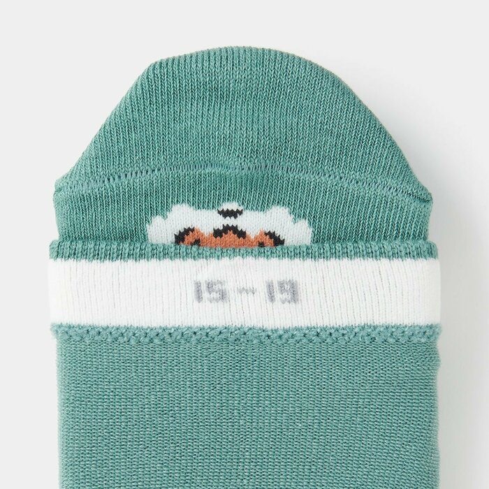 無印良品公式 キッズ 足なり直角 動物柄 靴下