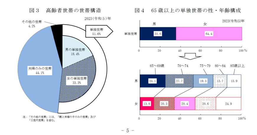 出所：厚生労働省「2023（令和５）年　国民生活基礎調査の概況」