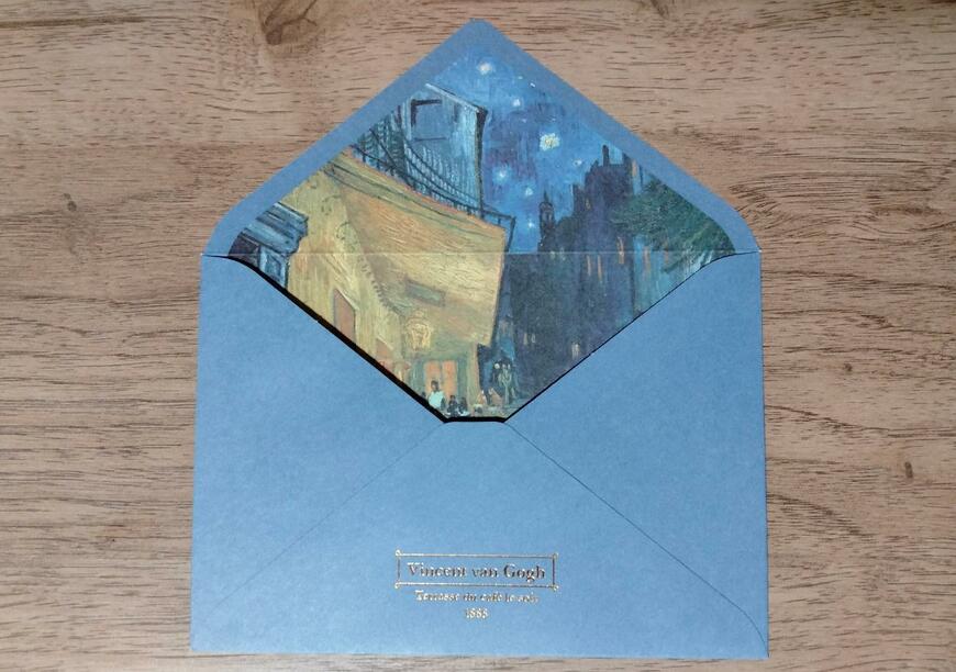 筆者撮影（セリア、洋2封筒 ゴッホ）