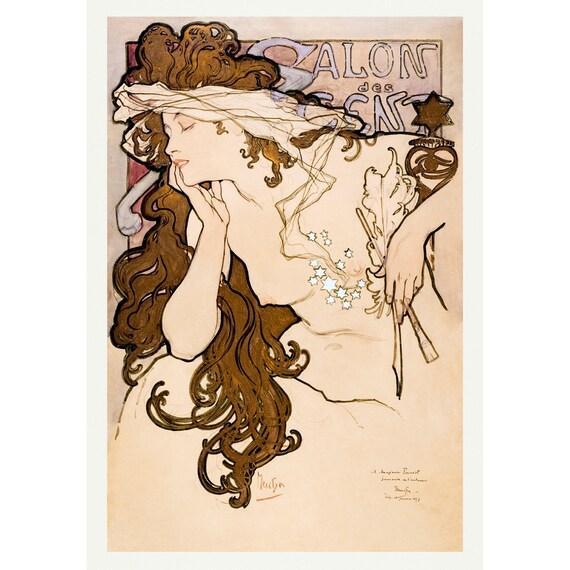 ニトリ、世界名画ポスター Salon des Cent poster P3画像