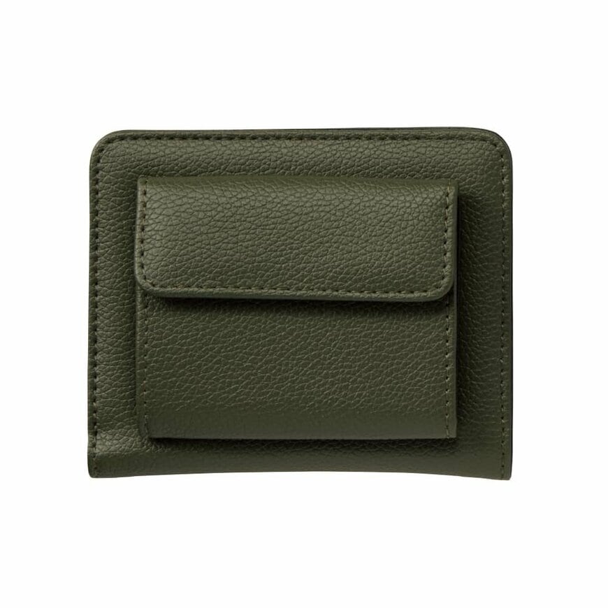 ワークマン公式 シュリンクタッチ外小銭入付財布(カーキ)