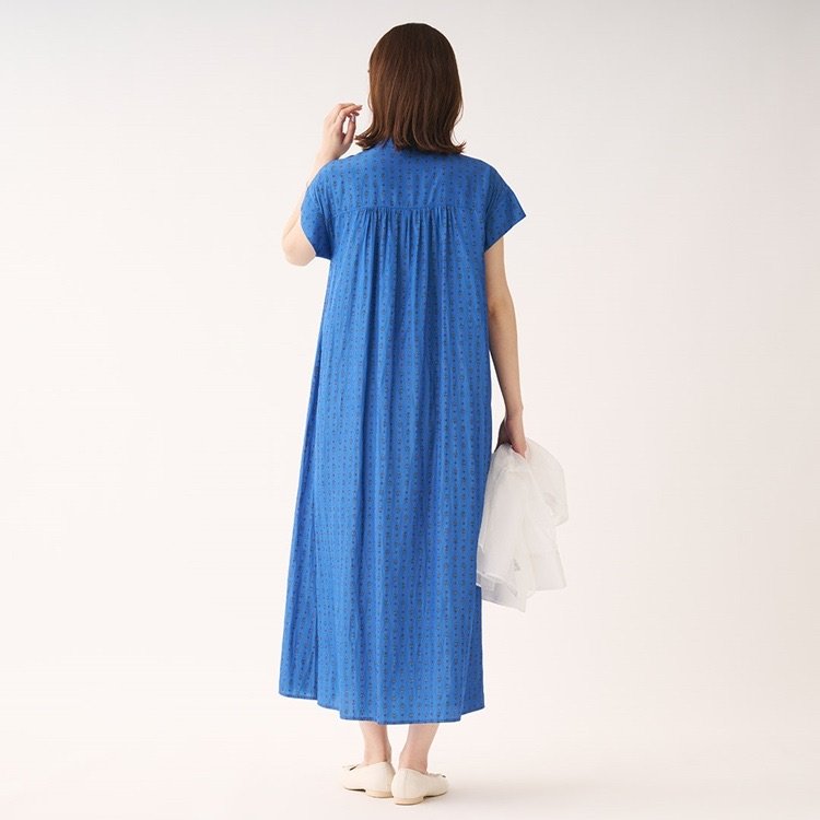 KEYUCA公式　プロバンス＆無地ギャザーワンピース