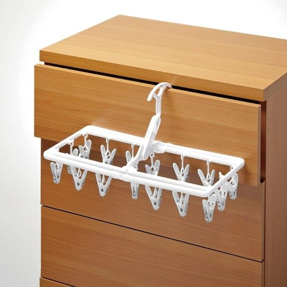 ニトリ公式 室内&外干し角ハンガー(16ピンチ ミル)