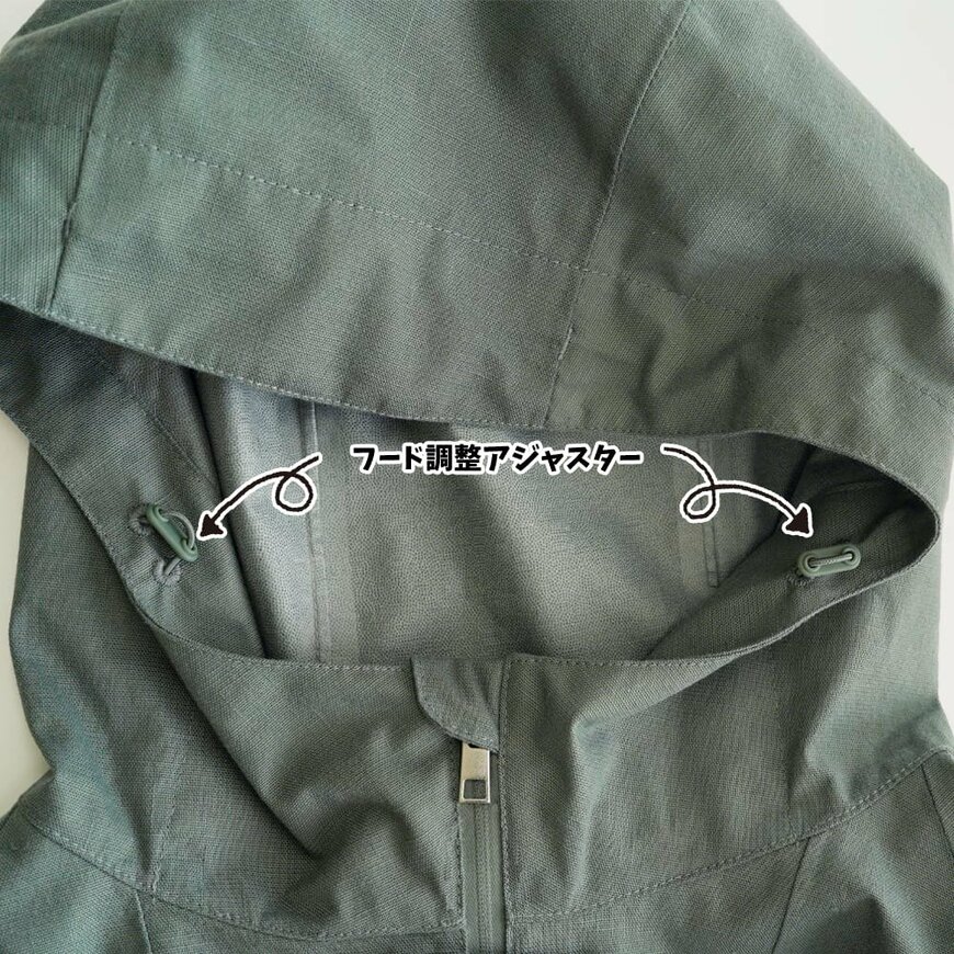 ワークマン公式　フューチャーテックリネンライクレインジャケット