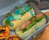 【主婦のリベンジお弁当記録】青くて可愛い『ネモフィラ弁当』に「天才すぎる」と反響