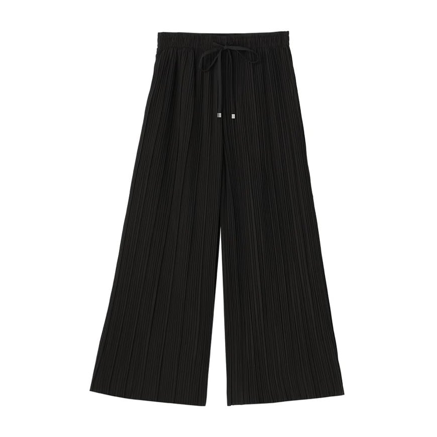 出所：ワークマン公式　レディース撥水プリーツセミワイドパンツ