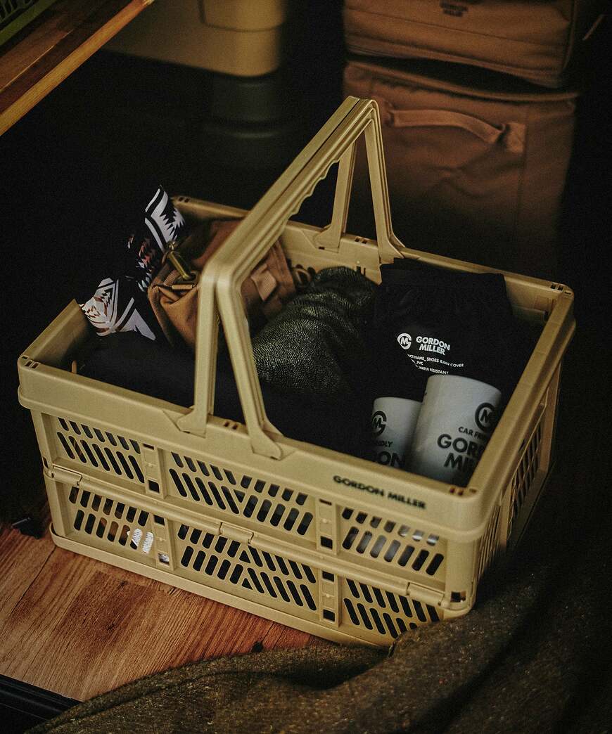 出所：オートバックスGORDON MILLER公式　折りたためる取っ手付きコンテナL