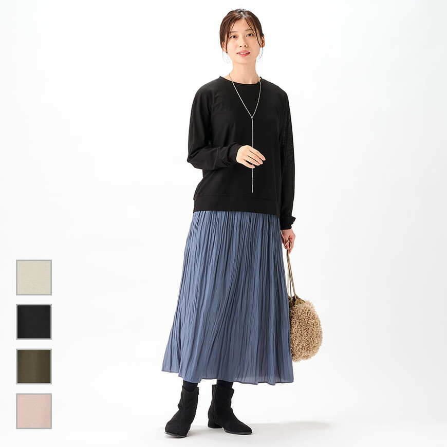 出所：ワークマン公式　レディースソロテックス(R)使用シースルートップス