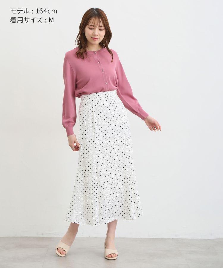 出所：ハニーズ公式通販 8分袖変わり釦カーデ