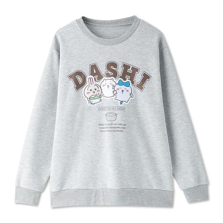 出所：しまむら公式　レディース　トレーナー+パンツセット（ちいかわ）〈グレー212〉