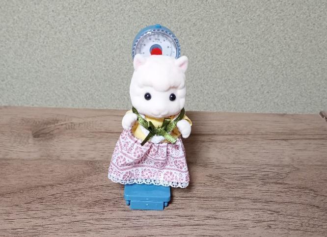 出所：筆者撮影（セリア、ミニチュア体重計）