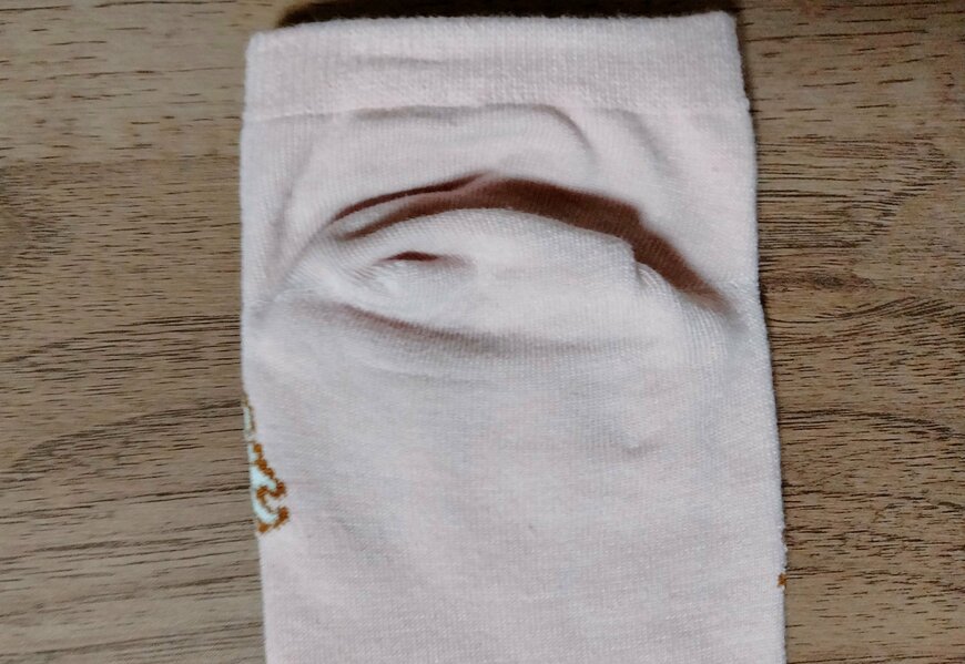 筆者撮影（キャンドゥ・名画婦人ショート丈 ミュシャ百合）