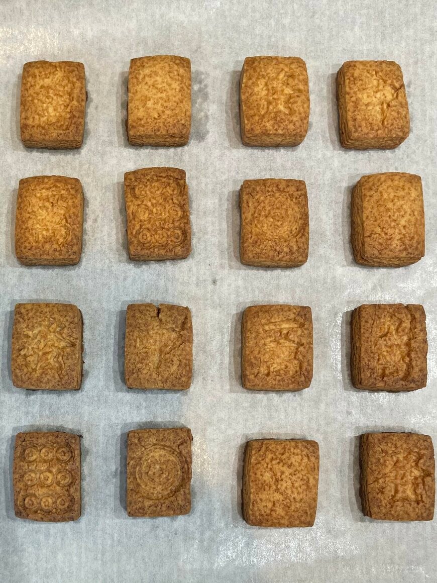 焼き上がったクッキー