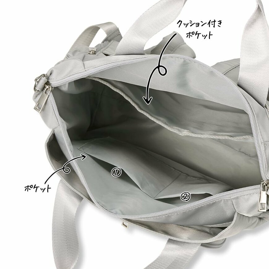 ワークマン公式 2WAYトートリュック