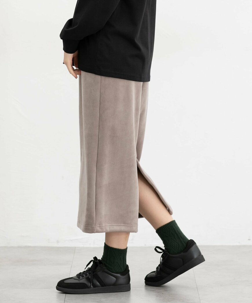 ハニーズ公式 あったかナロースカート