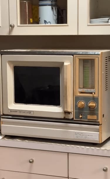 41年間稼働中の「1982年製電子レンジ」に驚きの声 SHARPも思わず