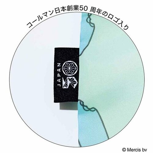 コールマン日本創業50周年記念のロゴが特別感