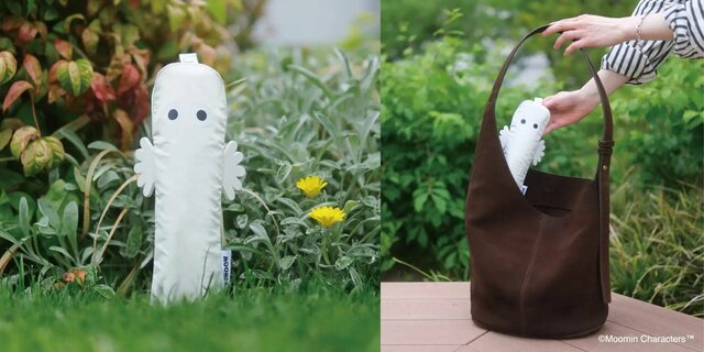 雨の日も晴れの日もムーミン谷の「ニョロニョロ」たちと一緒！？サイズ2種類から選べる〈晴雨兼用折りたたみ傘〉収納ケースが不思議可愛すぎ！
