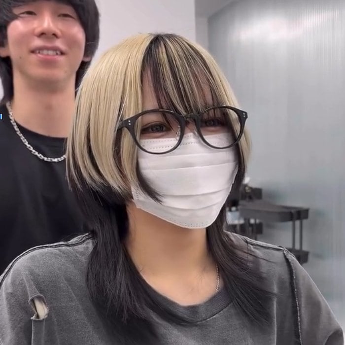 ブリーチを卒業したい女性→「漆黒カラー＆カット」でカッコよくイメチェンした姿が話題