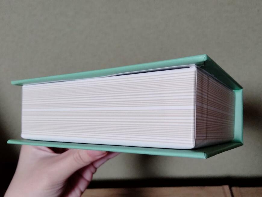 筆者撮影（セリア、ブック型ボックスS ヴィンテージフォレスト）