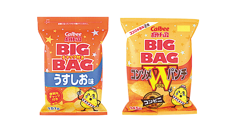 出所：対象のスナックを2個同時購入で50円引、3個同時購入で100円引