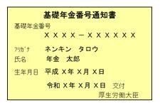 出所：日本年金機構「基礎年金番号・年金手帳について」