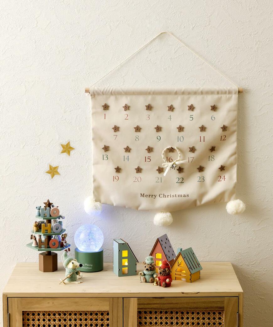 3COINS オーナメント4個セット(ベア)