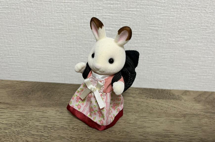 セリア、ぬいぐるみ小物 アニマルリュック デニム商品使用例画像