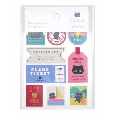 CanDo、トラベルネコダイカットシール商品画像