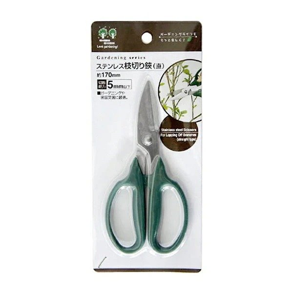 「ステンレス枝切り鋏 直 17cm」(110円)