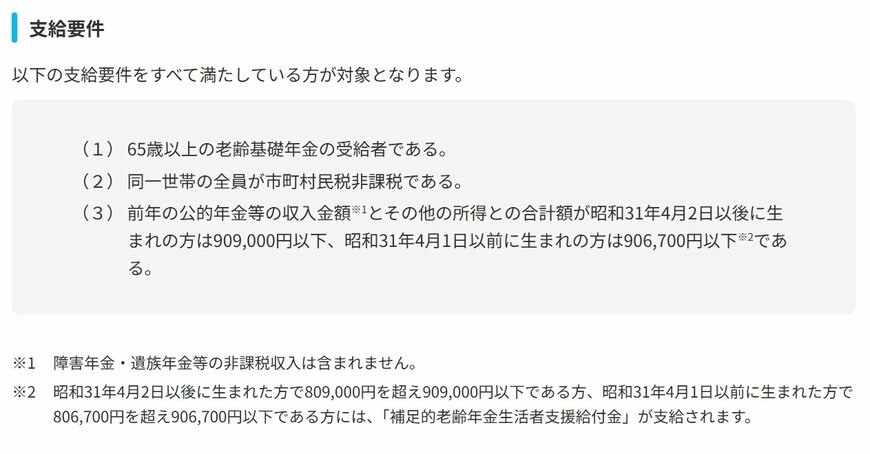 出所：厚生労働省「年金生活者支援給付金制度について」