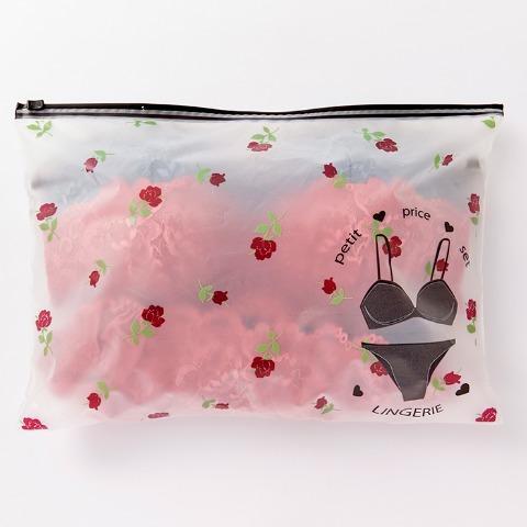 出所：しまむら公式オンラインストア レディース　ノンワイヤーブラジャー+ショーツ　3点セット【2024福袋】