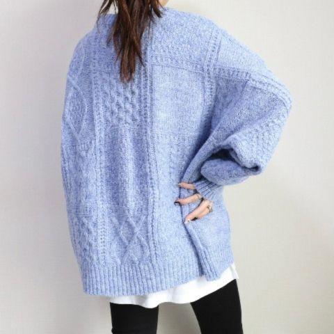 レディース　ニットプルオーバー（pen）