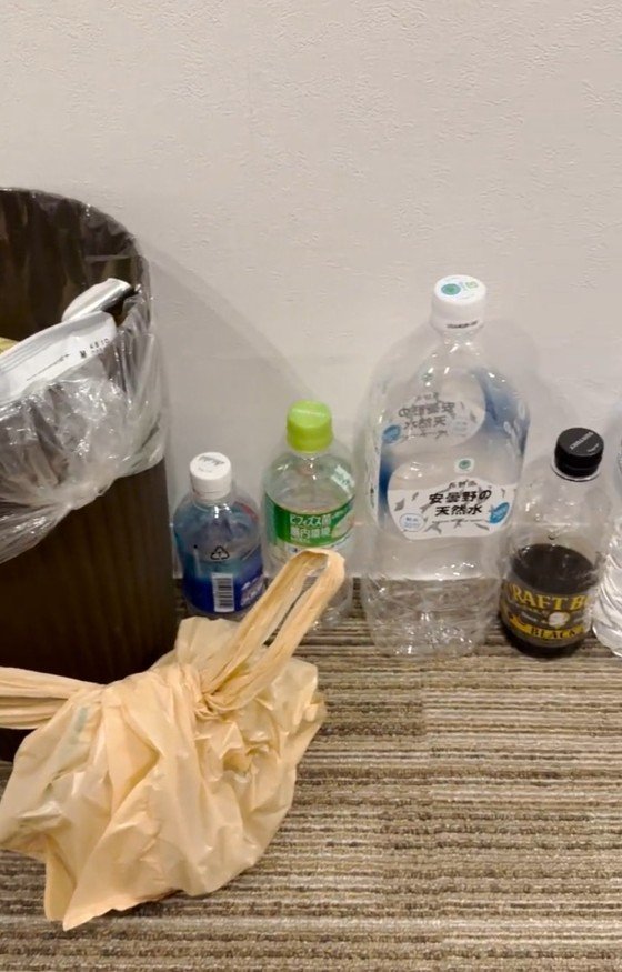 ゴミが分別されて、丁寧に置かれるのも嬉しい