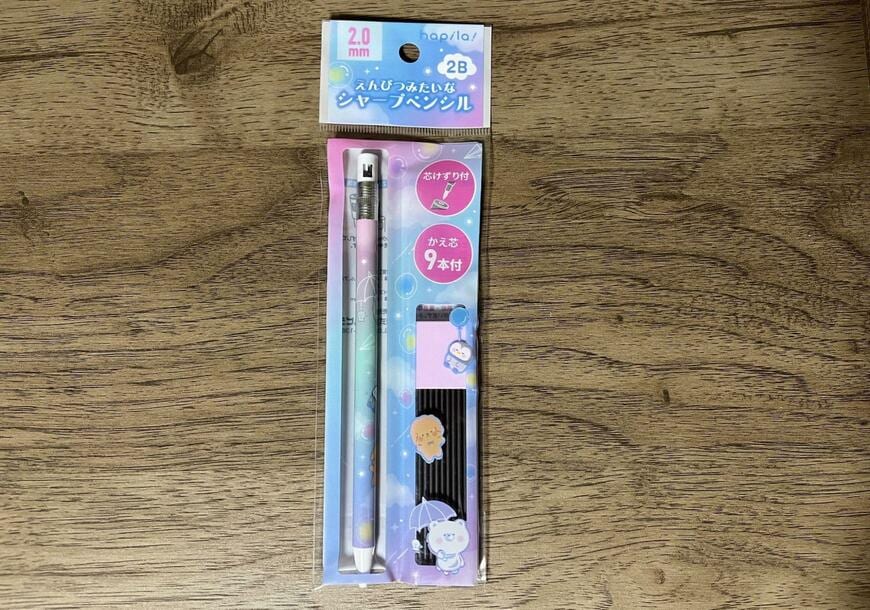 セリア、えんぴつみたいなシャープペンシル画像