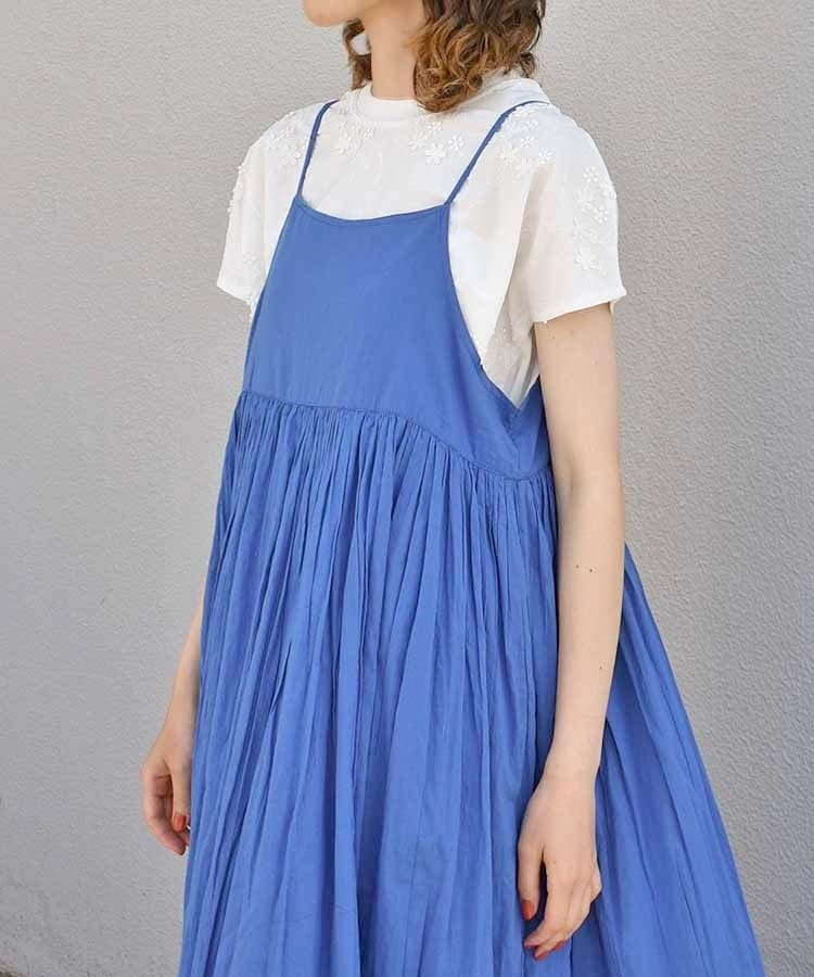 Bleu Bleuet（ブルーブルーエ）公式サイト　フラワー3D刺繍TシャツNO1