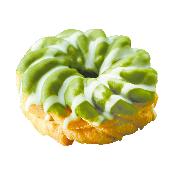 ファミリーマートの新商品：濃い宇治抹茶のフレンチクルーラー