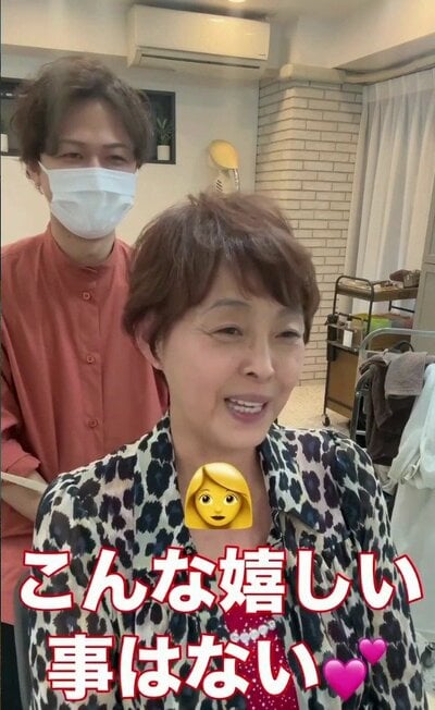 スッキリと整えた、アフターのショート