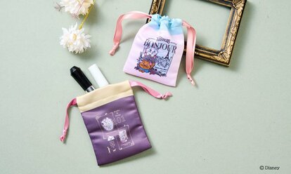 LAWSON Disney 巾着 コンプ アリス ピーターパン おしゃれキャット 写真 | ディズニーの【ローソン限定】リボン巾着がクラシックで素敵