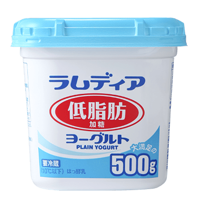 前述の商品と同シリーズの低脂肪ヨーグルト