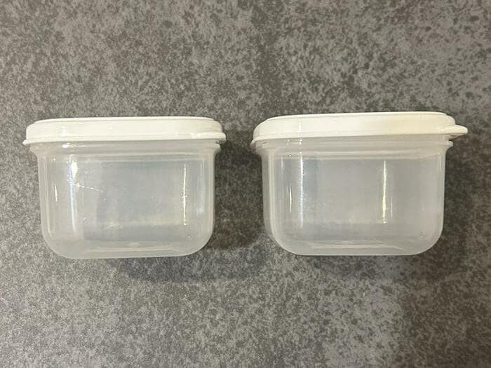 使いやすいサイズ感の容器