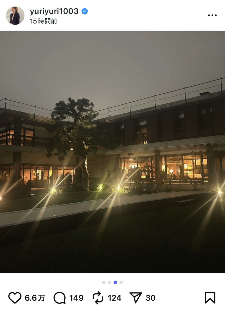 出所:石田ゆり子のInstagram(@yuriyuri1003)参照日:2025年10月23日