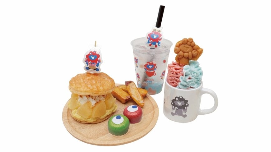 出所：白ハト食品工業株式会社「ミャクミャク好き必見。らぽっぽファームが手掛ける公式カフェが梅田に登場「EXPO2025オフィシャルカフェ らぽっぽリンクス梅田店」4月27日OPEN」（PRTimes）